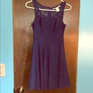 Dark Blue lace dress!